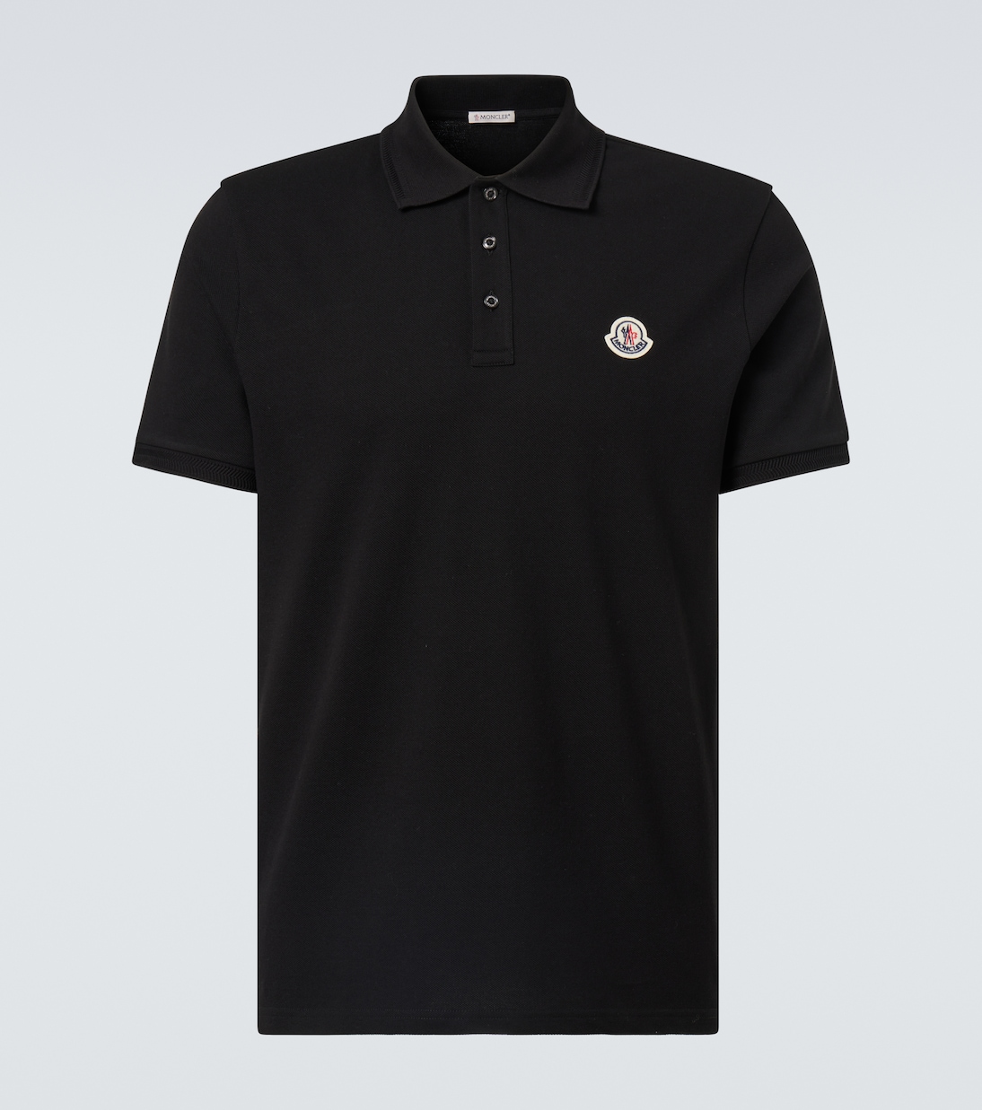 Logo cotton piqué polo shirt | Moncler