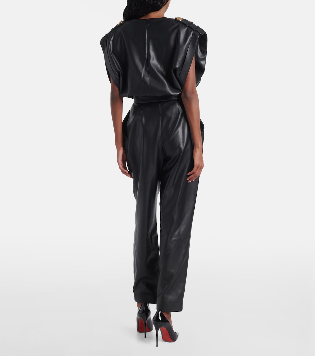 Hose aus Lederimitat | Balmain