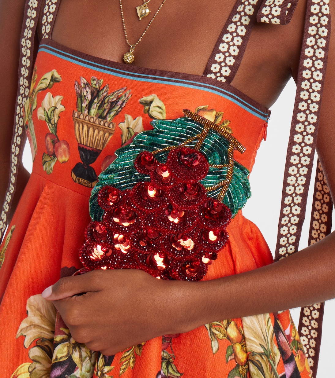 Verzierte Clutch Mercado Small | Alémais