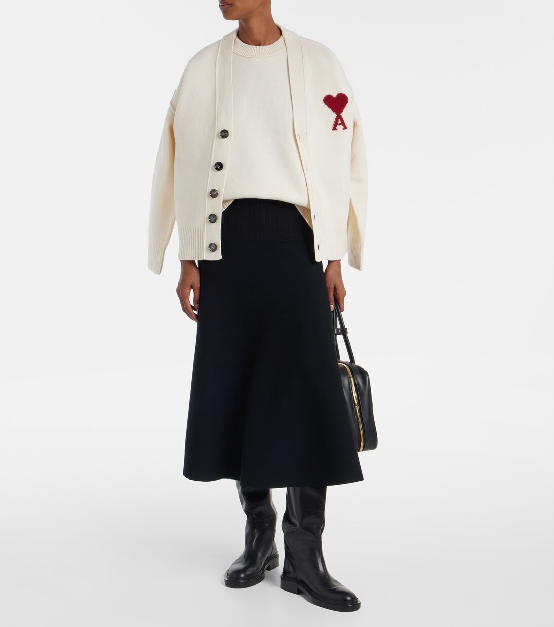 Pullover Ami de Cœur aus Schurwolle | Ami Paris