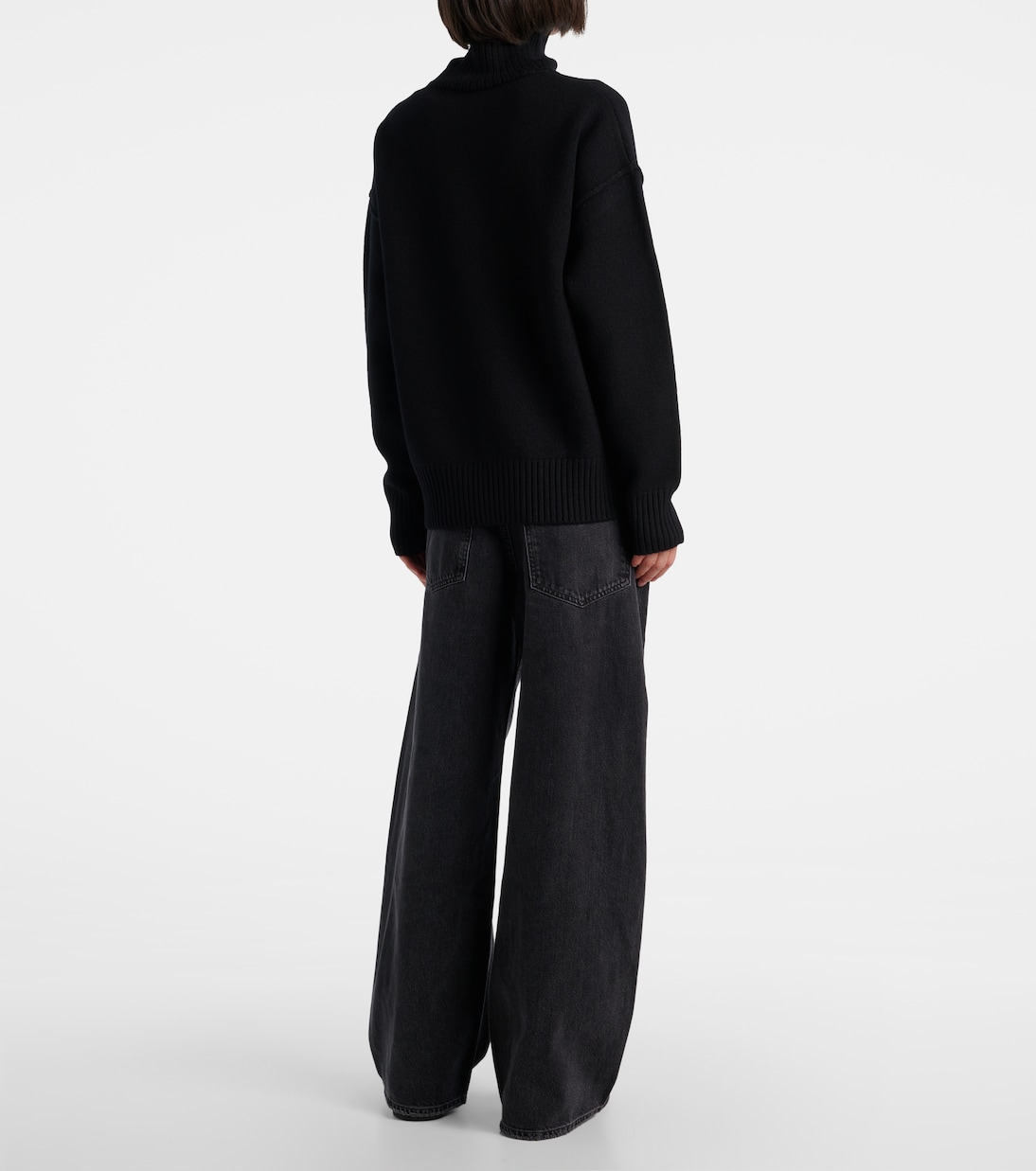 Ami de Cœur virgin wool turtleneck sweater | Ami Paris