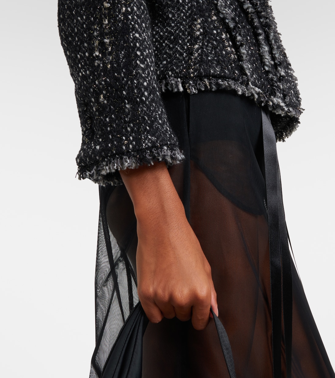Embellished tweed jacket | Simone Rocha