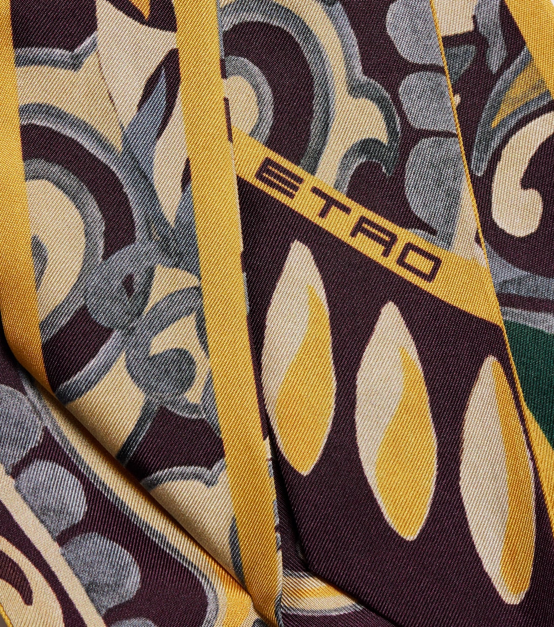 Sciarpa in twill di seta con stampa | Etro