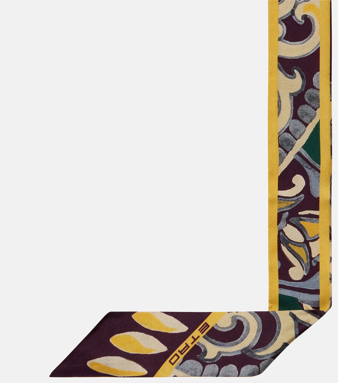 Sciarpa in twill di seta con stampa | Etro