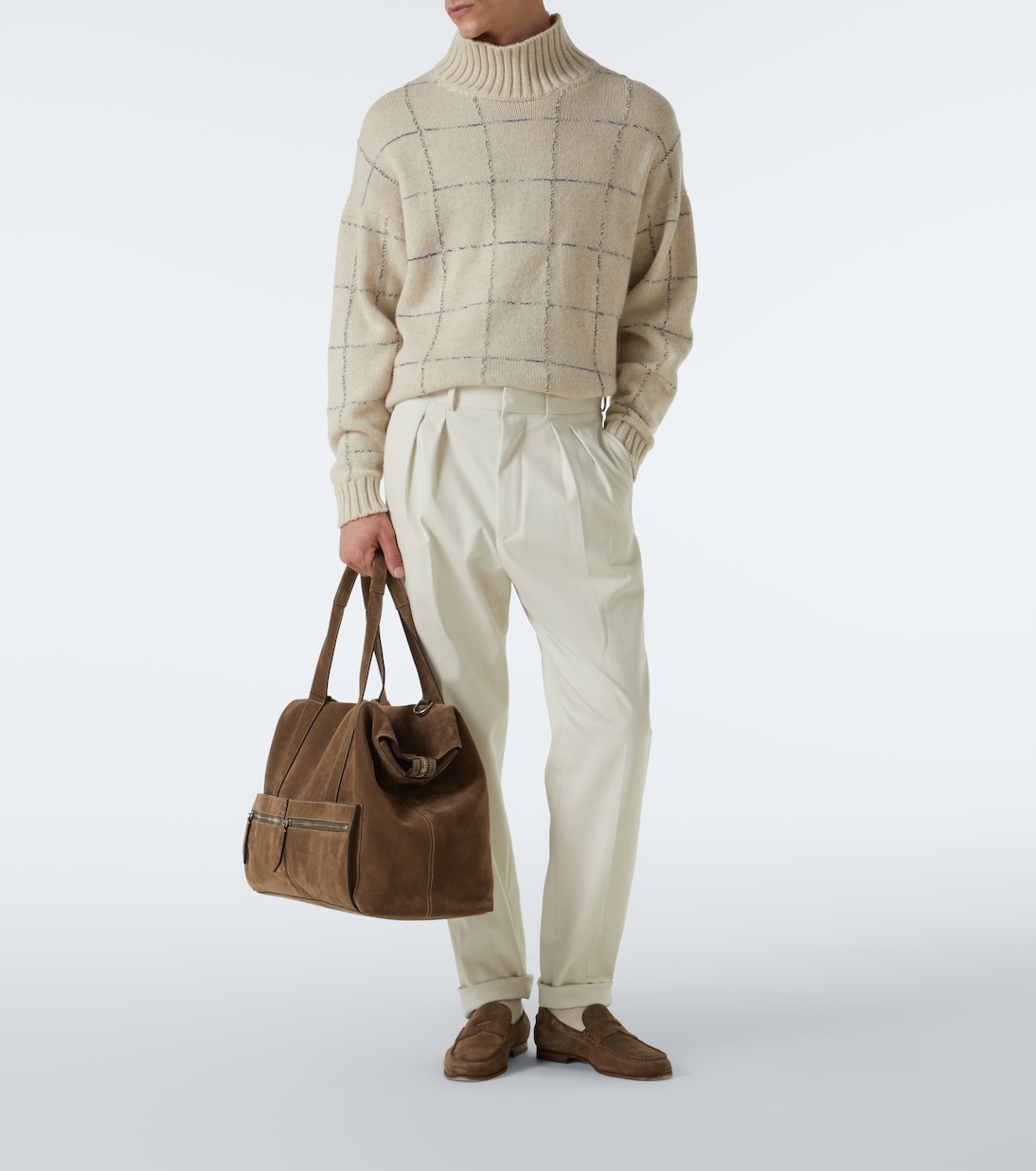 Jersey de cachemir en intarsia | Dunhill