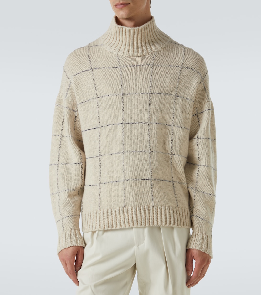 Jersey de cachemir en intarsia | Dunhill