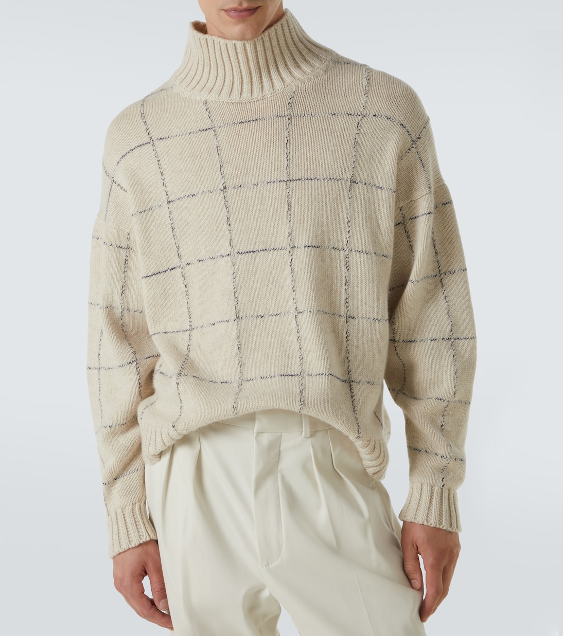 Jersey de cachemir en intarsia | Dunhill