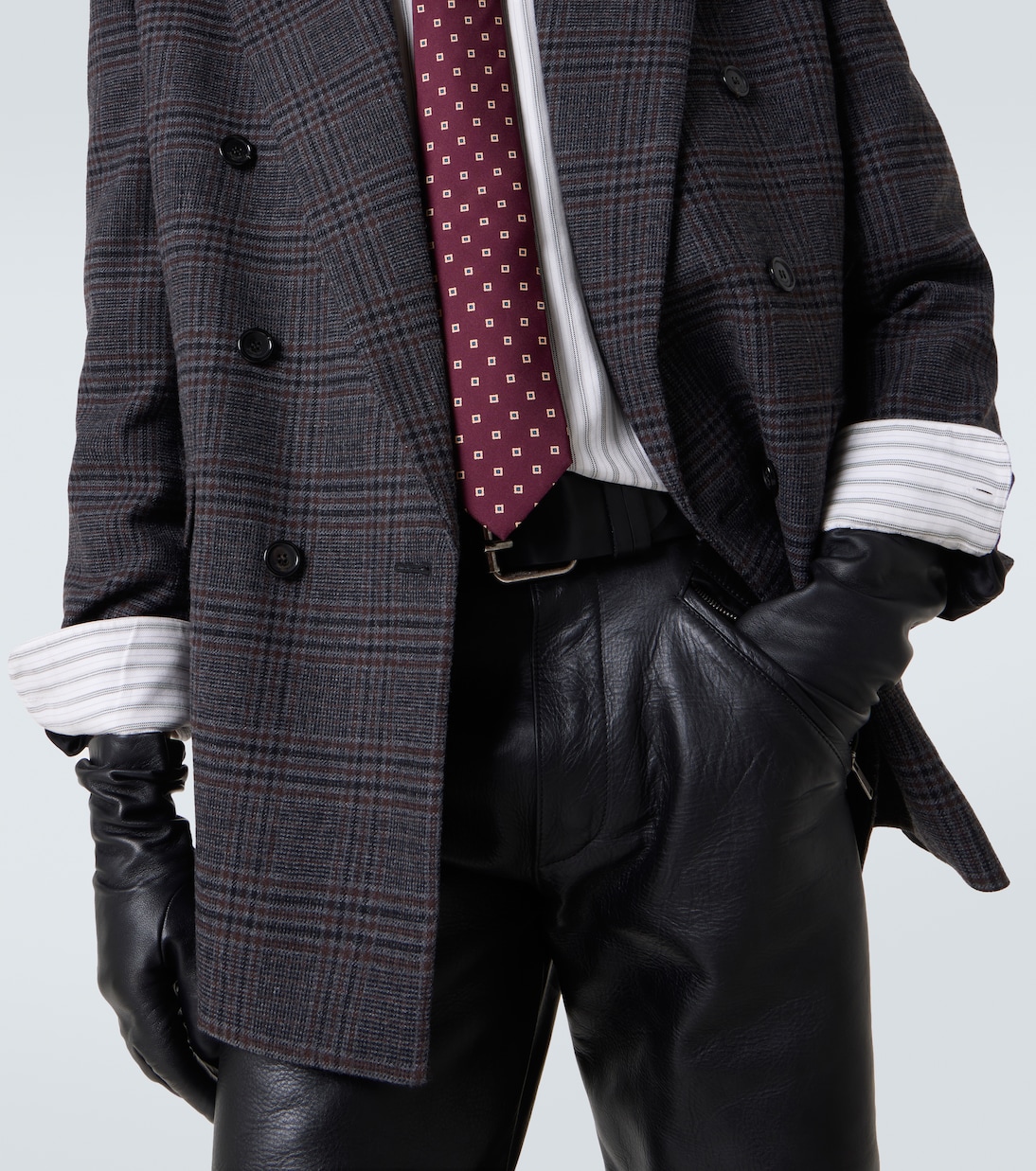 Checked wool and cashmere blazer | Saint Laurent