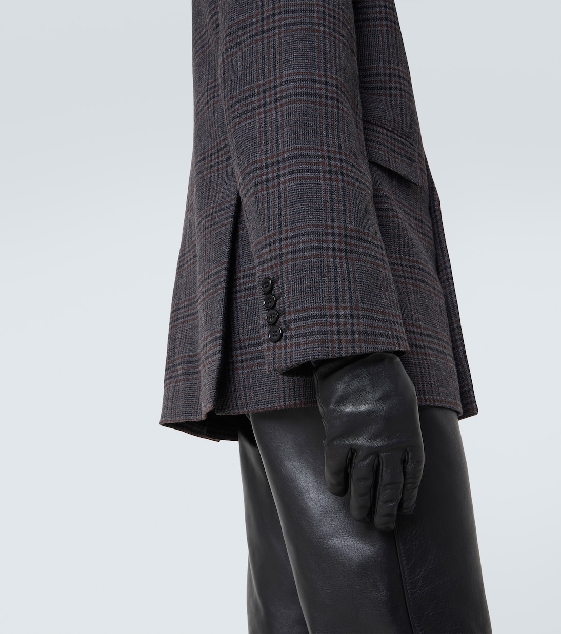 Checked wool and cashmere blazer | Saint Laurent