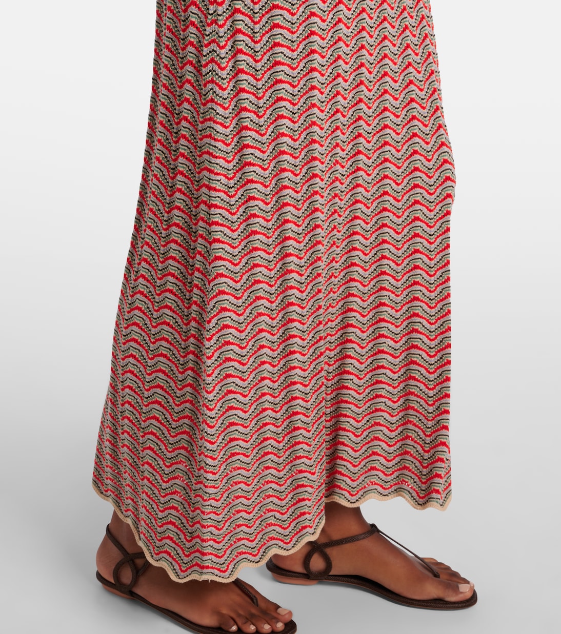 Bondi open-knit cotton maxi dress | Rixo