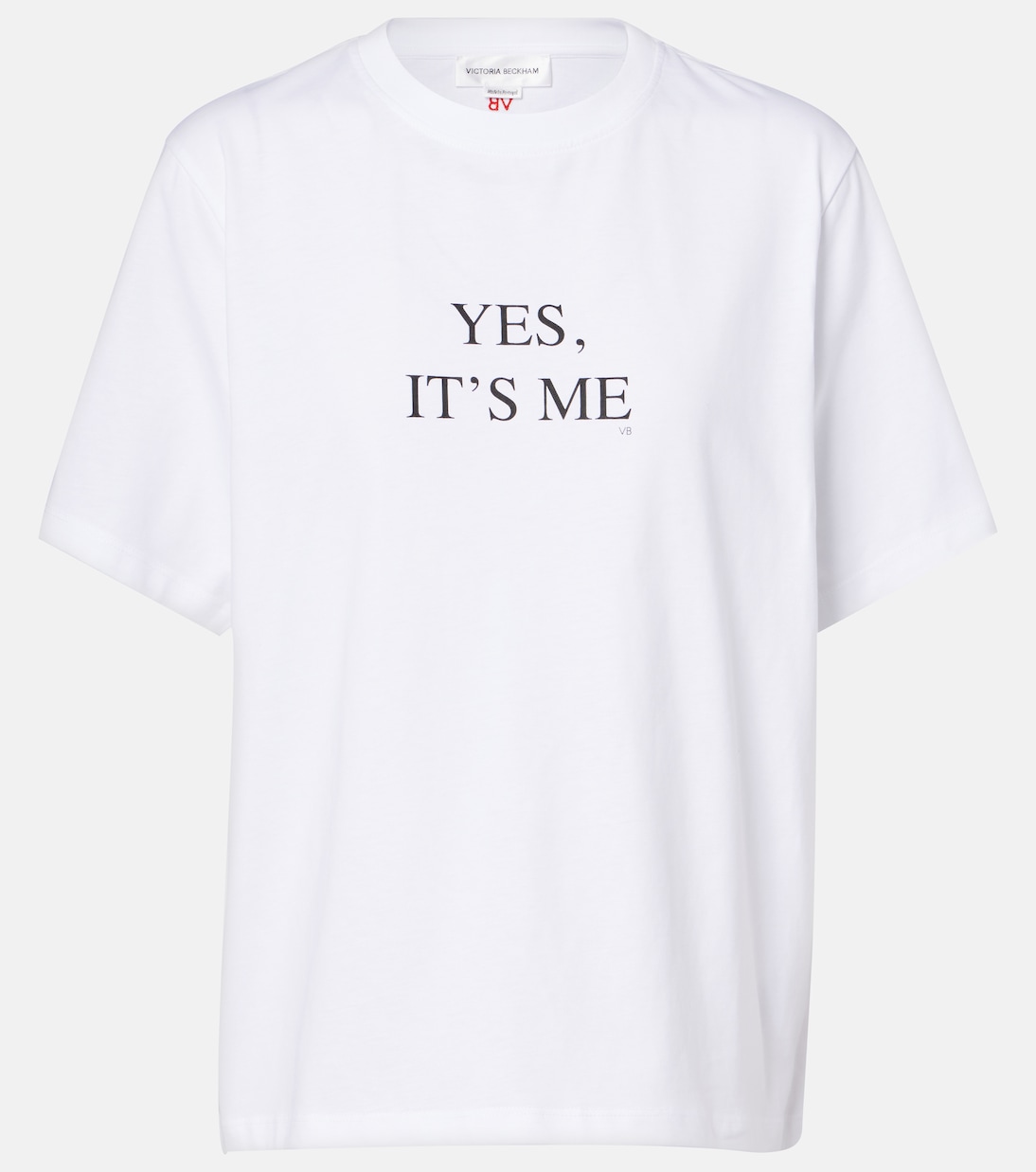 Camiseta Slogan de jersey de algodón | Victoria Beckham
