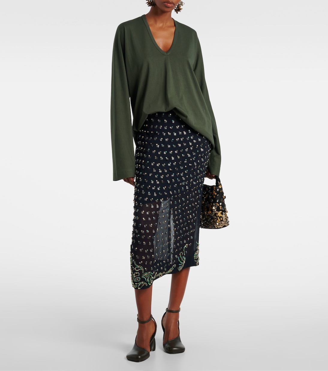 Top aus Baumwoll-Jersey | Dries Van Noten