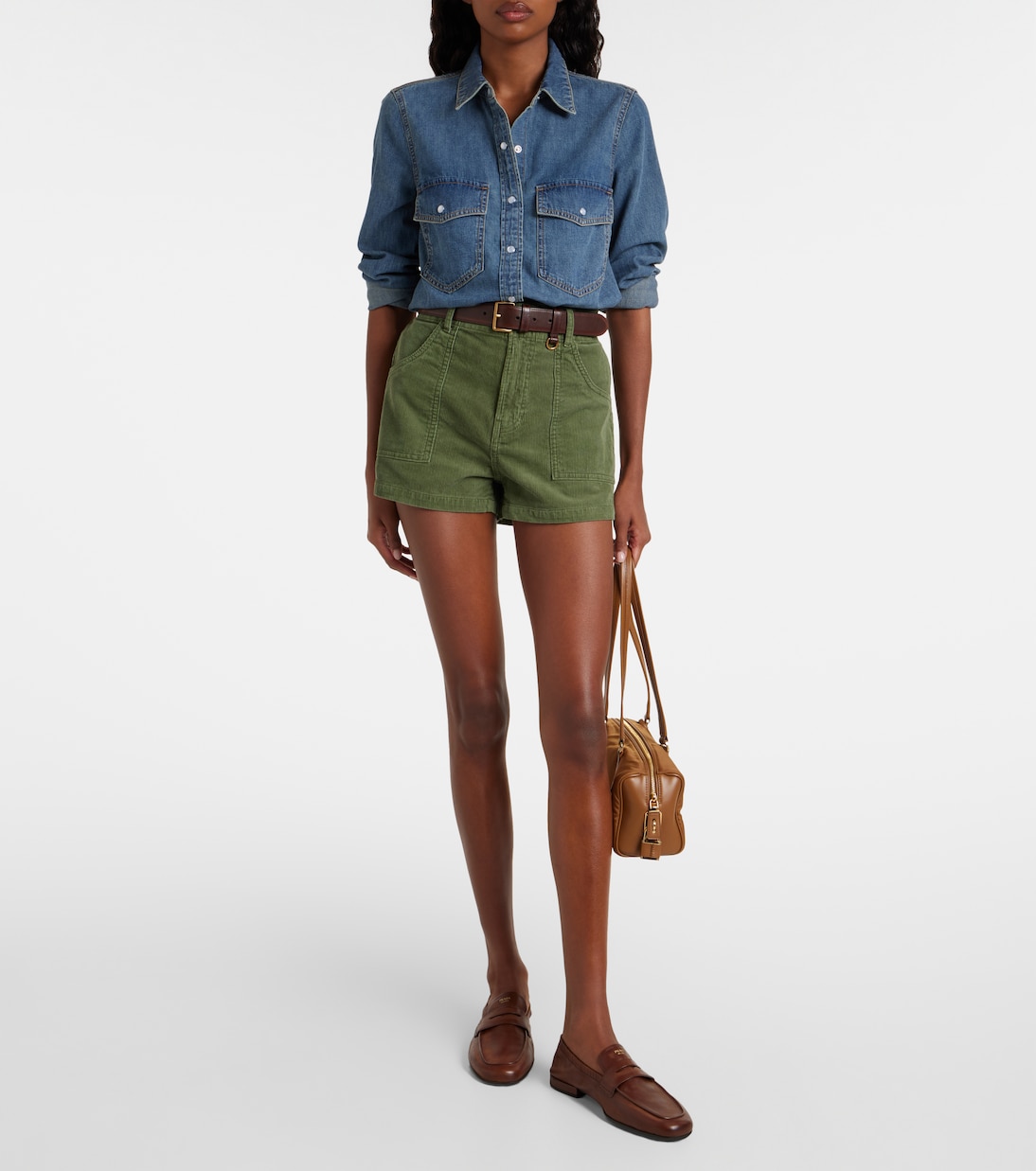 Sally corduroy shorts | Veronica Beard