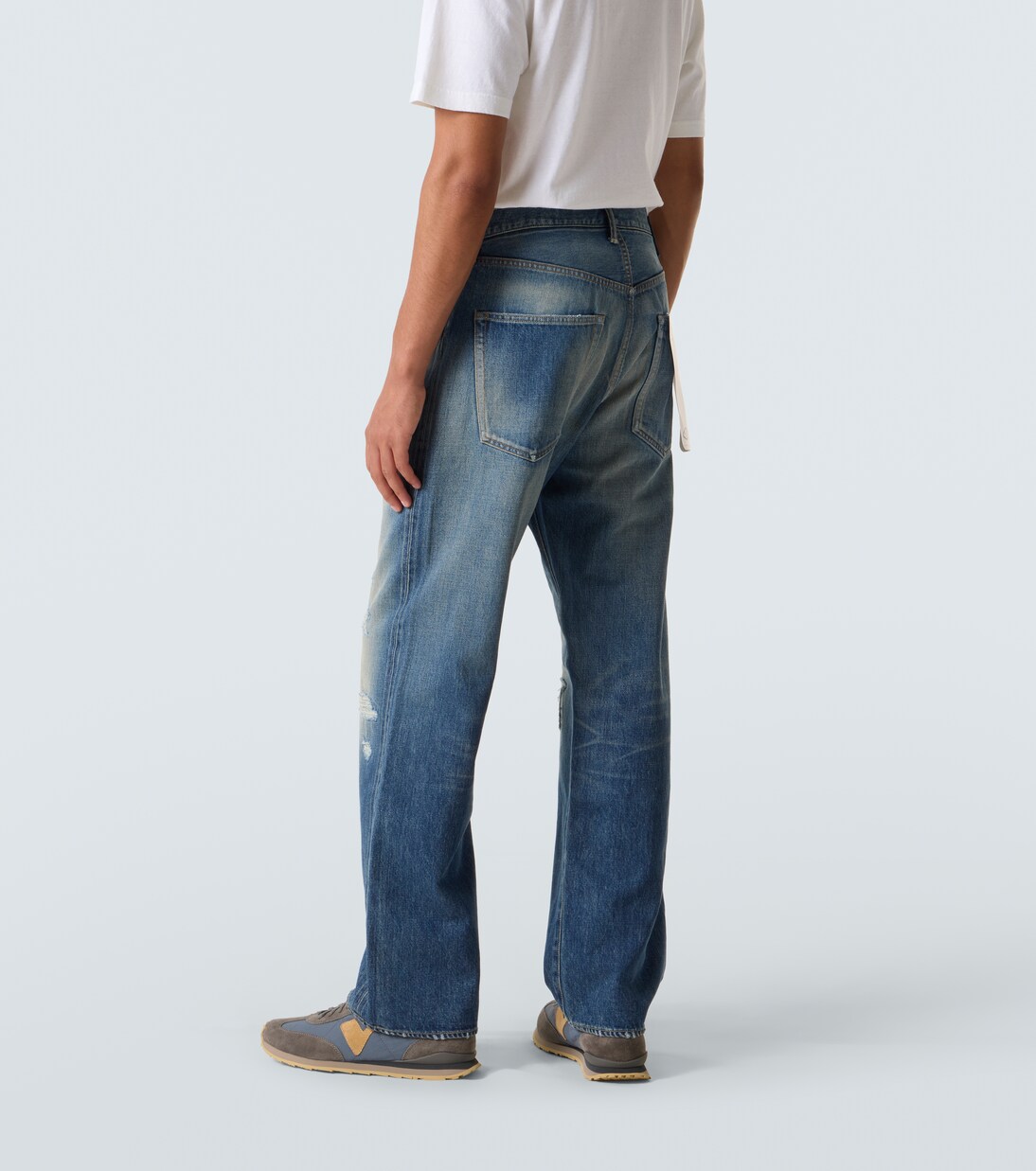 Social Sculpture distressed straight jeans | Visvim