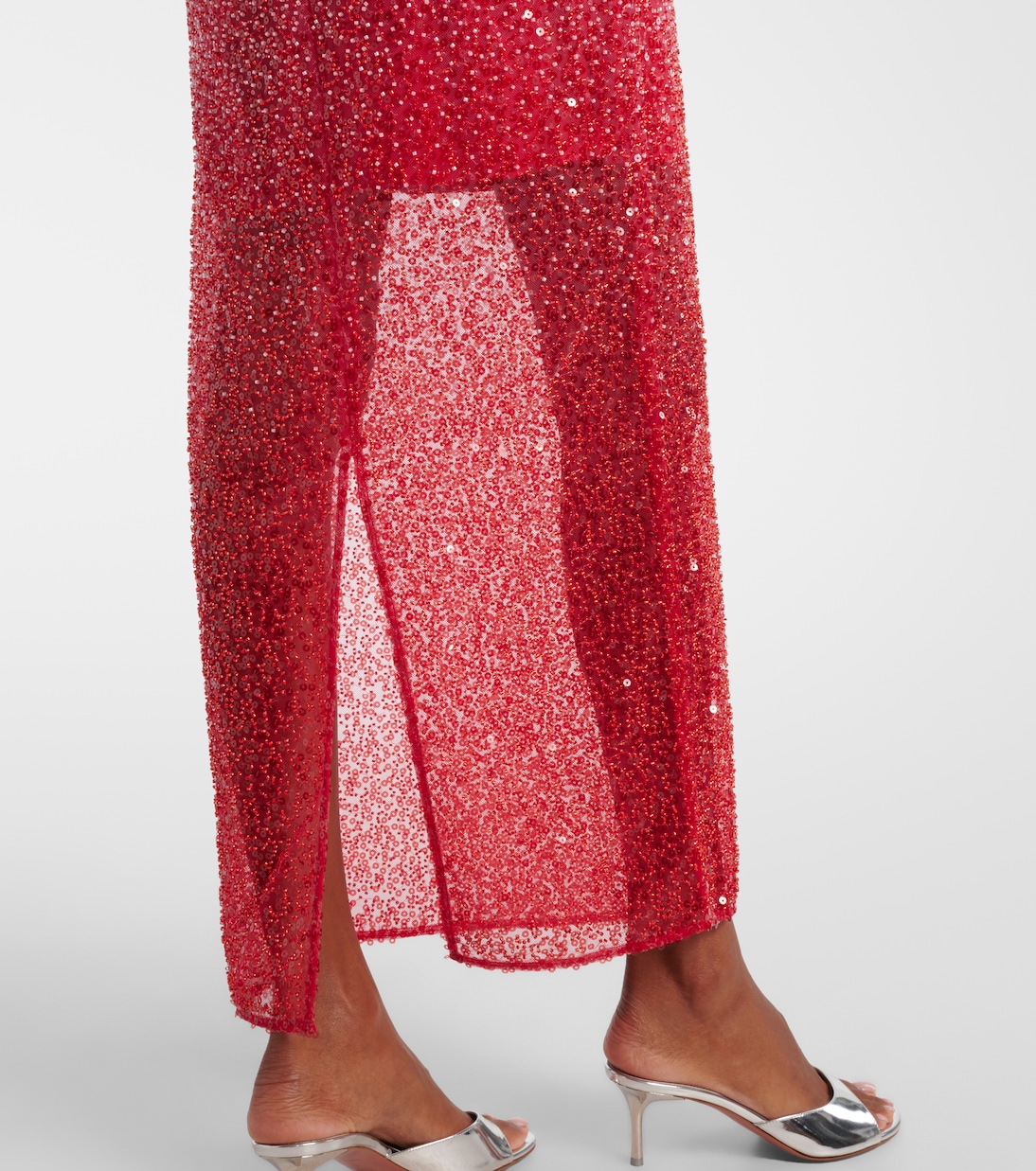 Beaded sequined maxi dress | Rotate