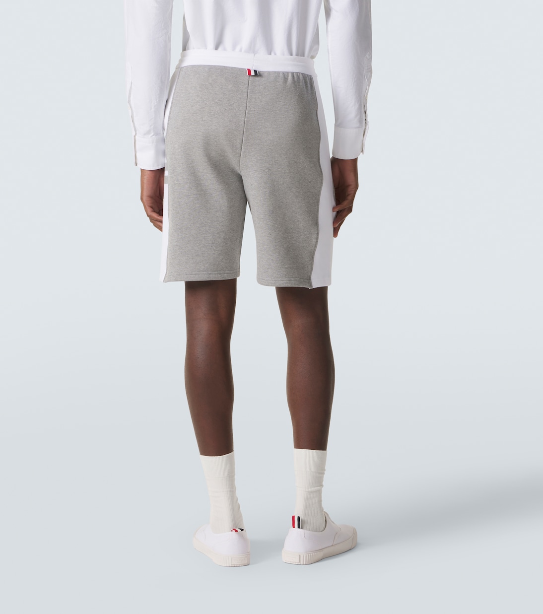4-Bar cotton jersey shorts | Thom Browne
