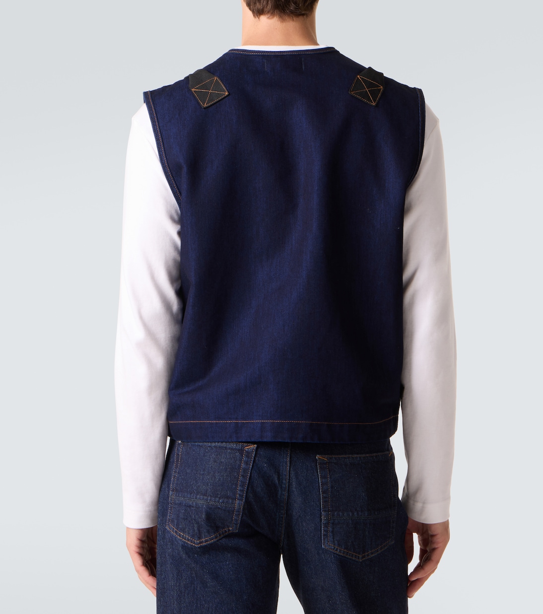 Denim cargo vest | Stone Island