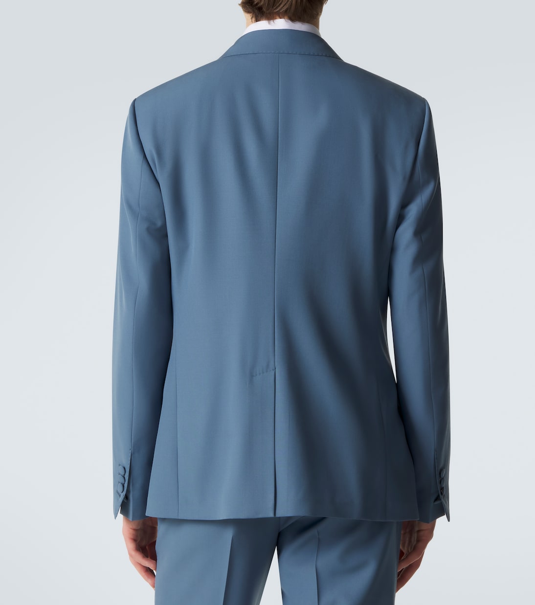 Chaqueta de traje en popelín de lana | Dolce&Gabbana