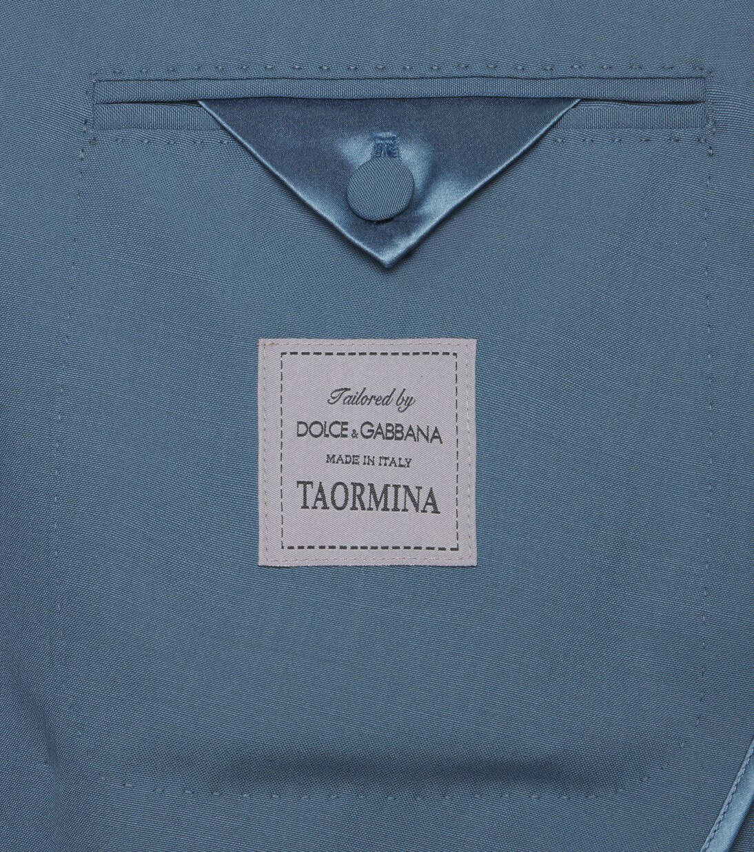 Chaqueta de traje en popelín de lana | Dolce&Gabbana