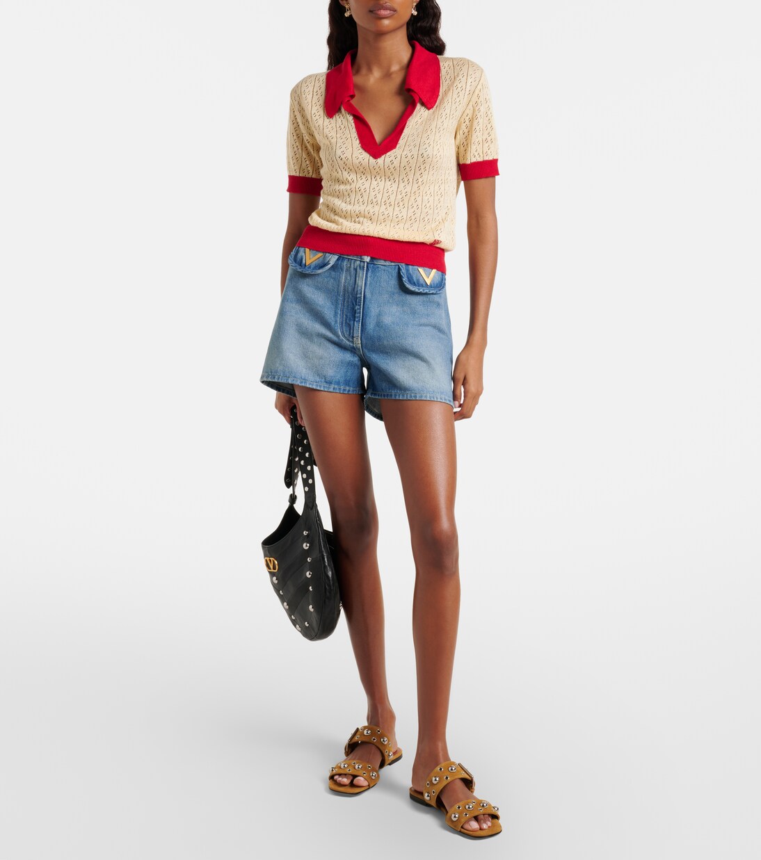 Nellcôte studded suede sandals | Valentino Garavani