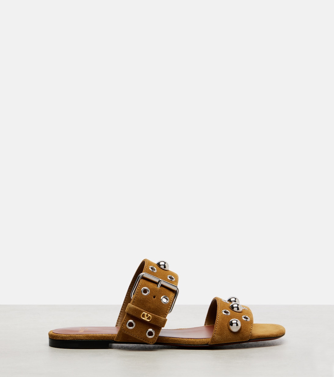 Nellcôte studded suede sandals | Valentino Garavani