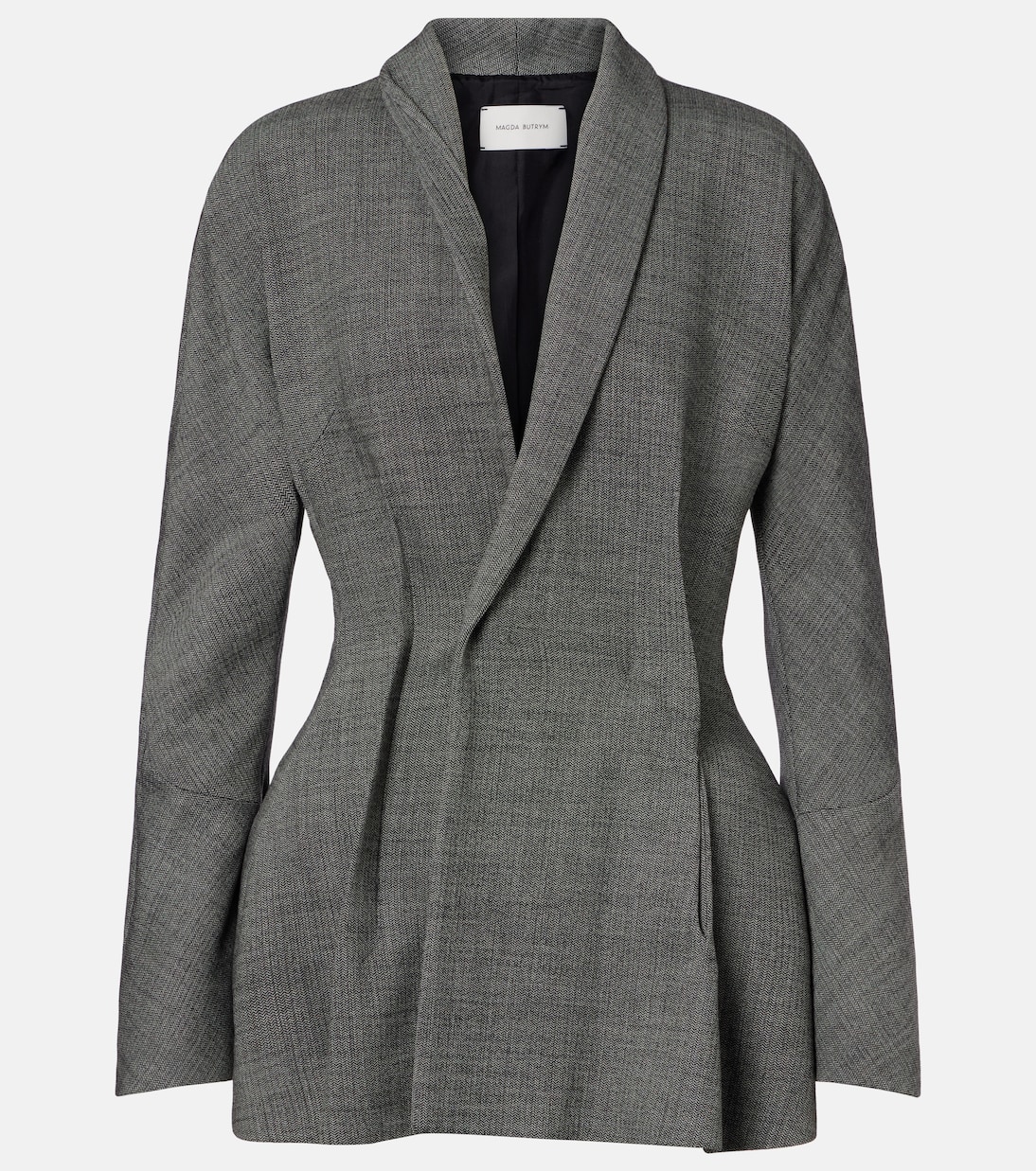 Draped wool-blend blazer | Magda Butrym