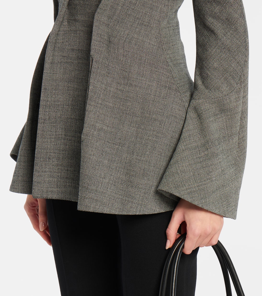 Draped wool-blend blazer | Magda Butrym