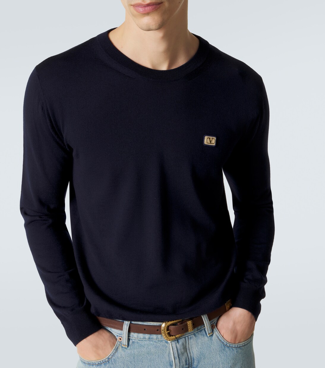 VLogo virgin wool sweater | Valentino