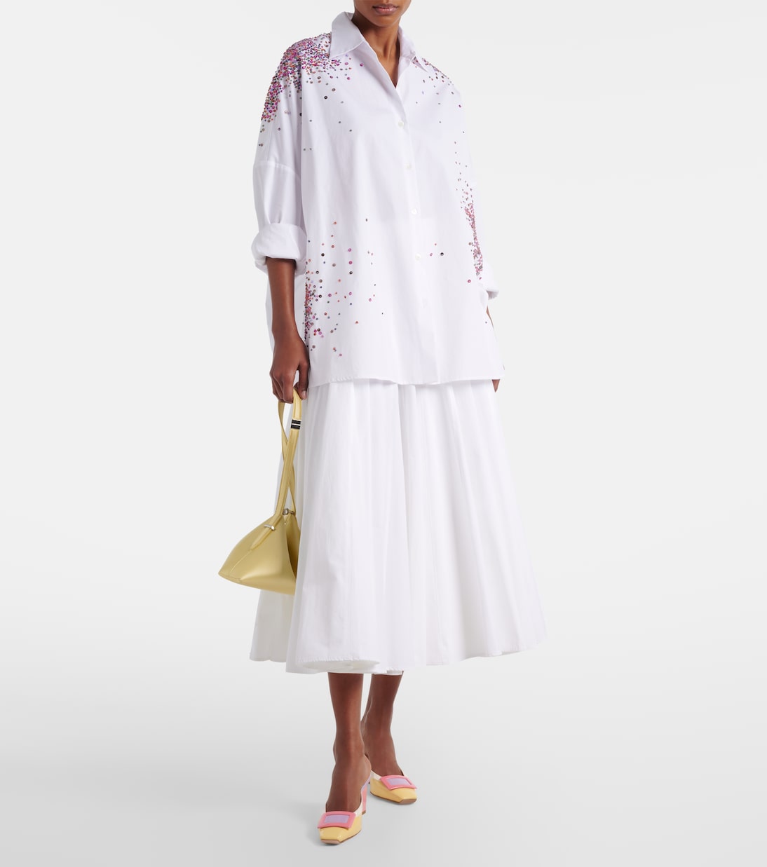 Belle Vivier 60 patent leather wedge mules | Roger Vivier