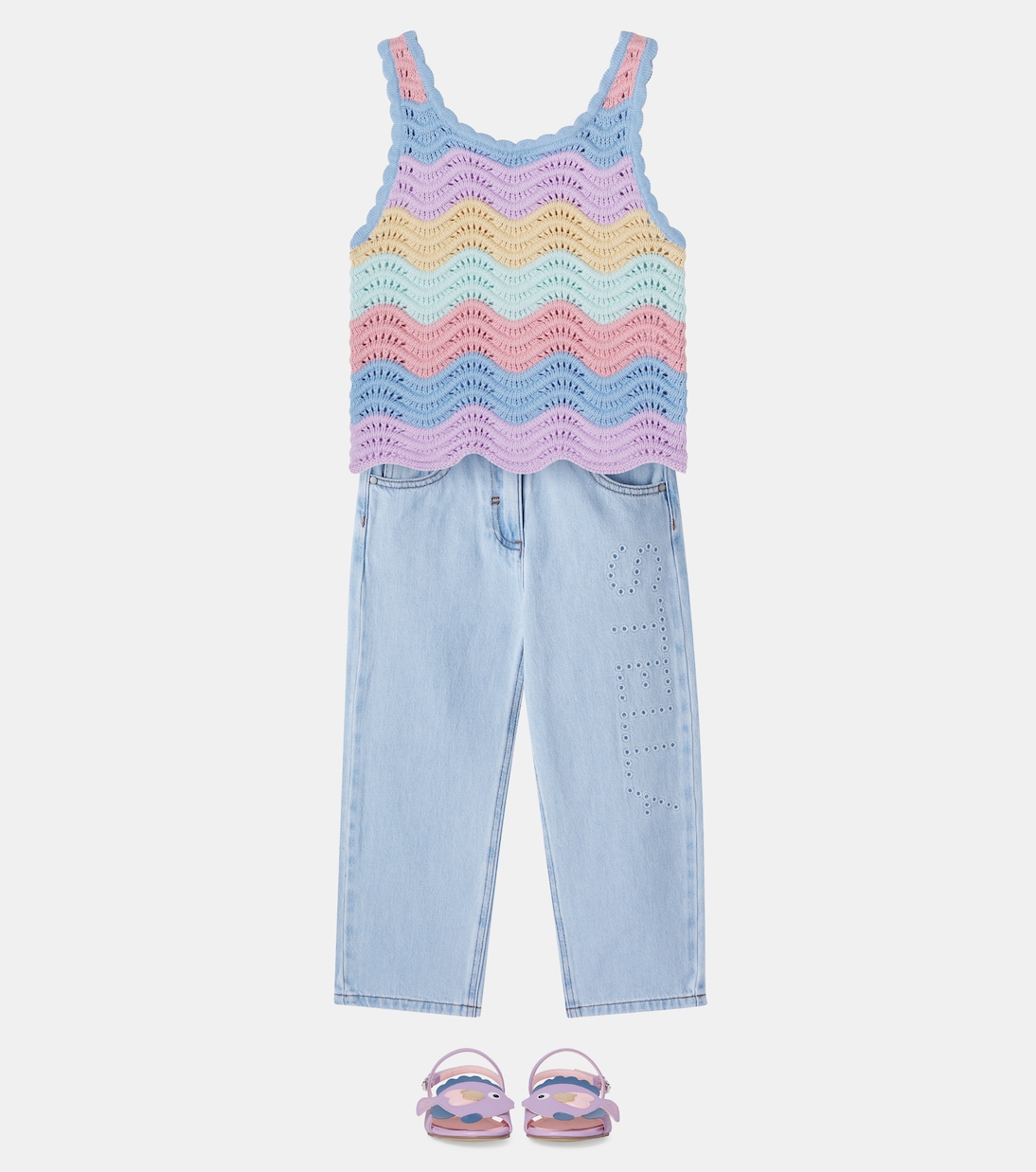 Top rayé en coton | Stella McCartney Kids