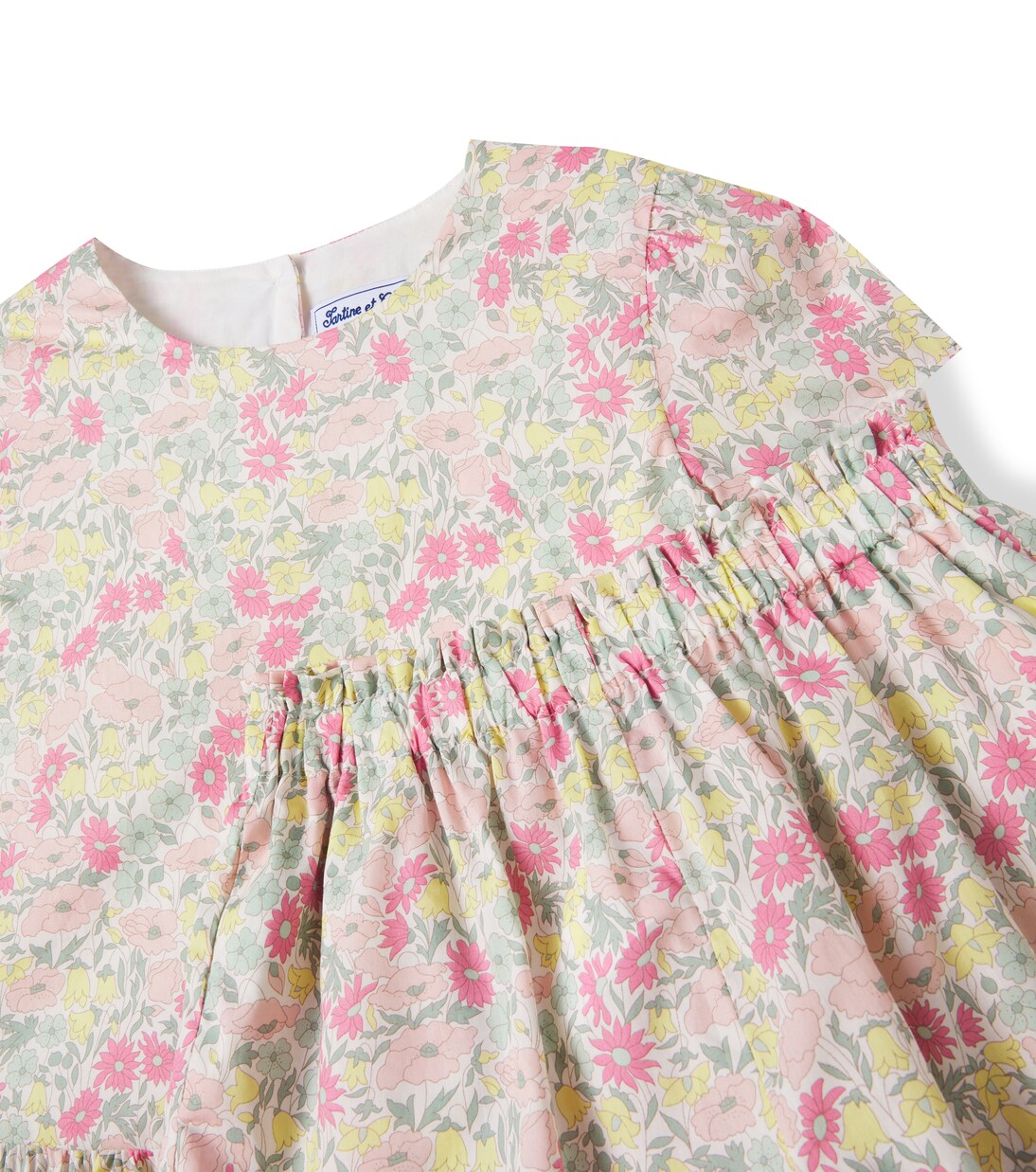 Floral cotton top and shorts set | Tartine et Chocolat