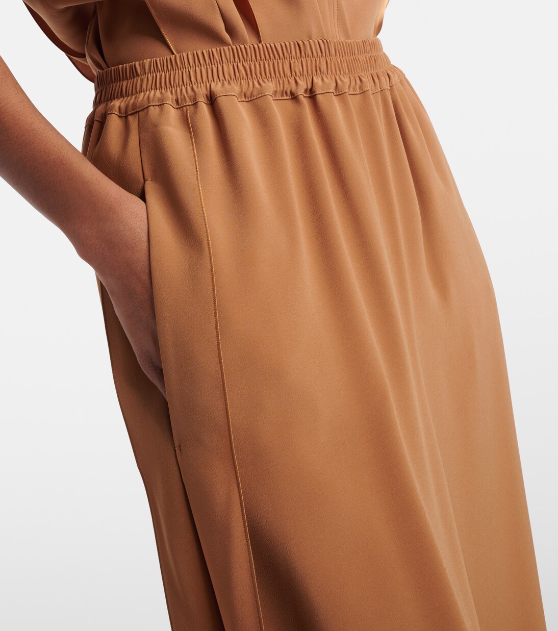 Crêpe wide-leg pants | Max Mara