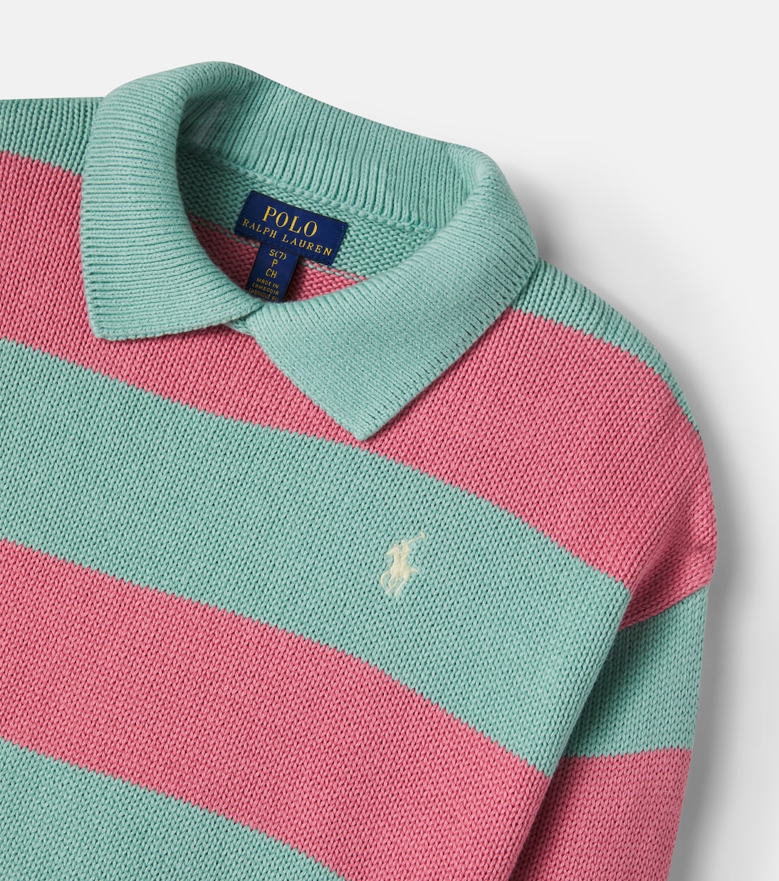 Striped cotton polo sweater | Polo Ralph Lauren Kids