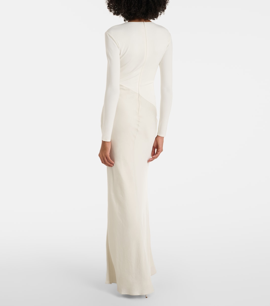 Robe aus Satin und Jersey | Roland Mouret