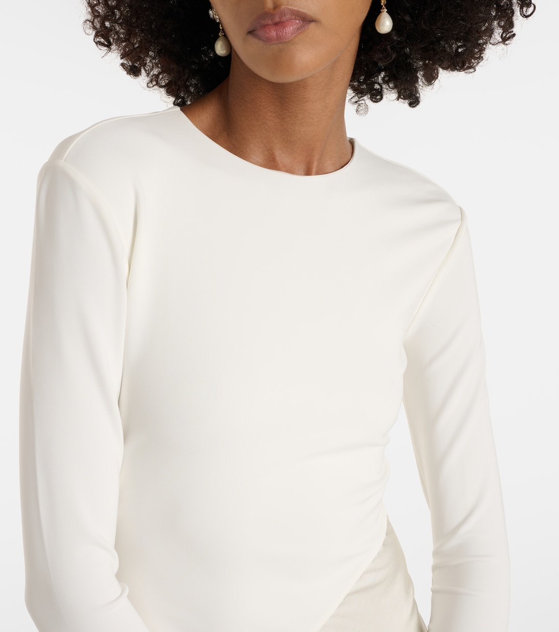 Robe aus Satin und Jersey | Roland Mouret