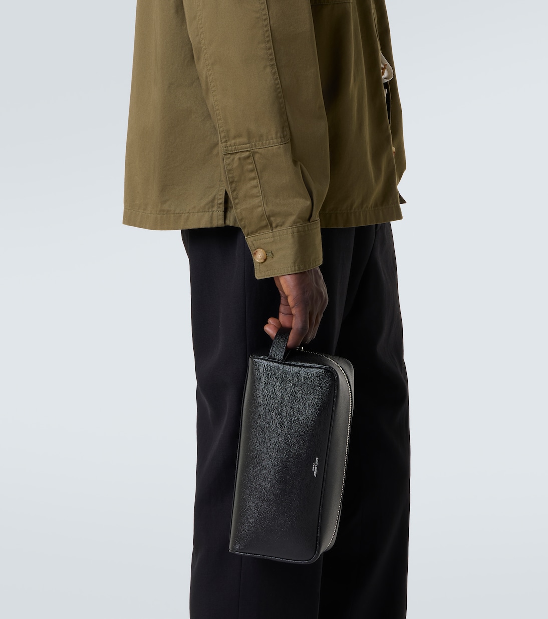 Leather washbag | Saint Laurent