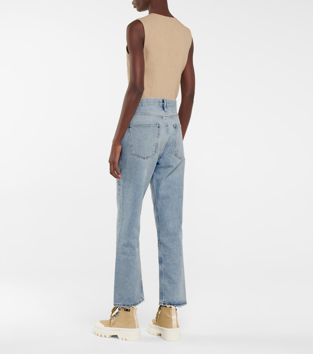 Jeans rectos Ripley de tiro medio | Agolde