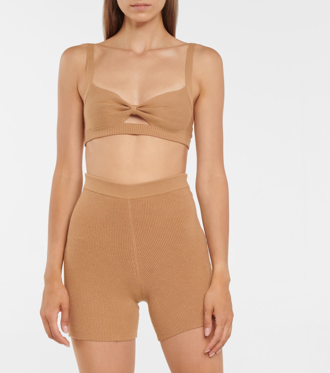 Bralette Cinch in maglia a coste | Live The Process