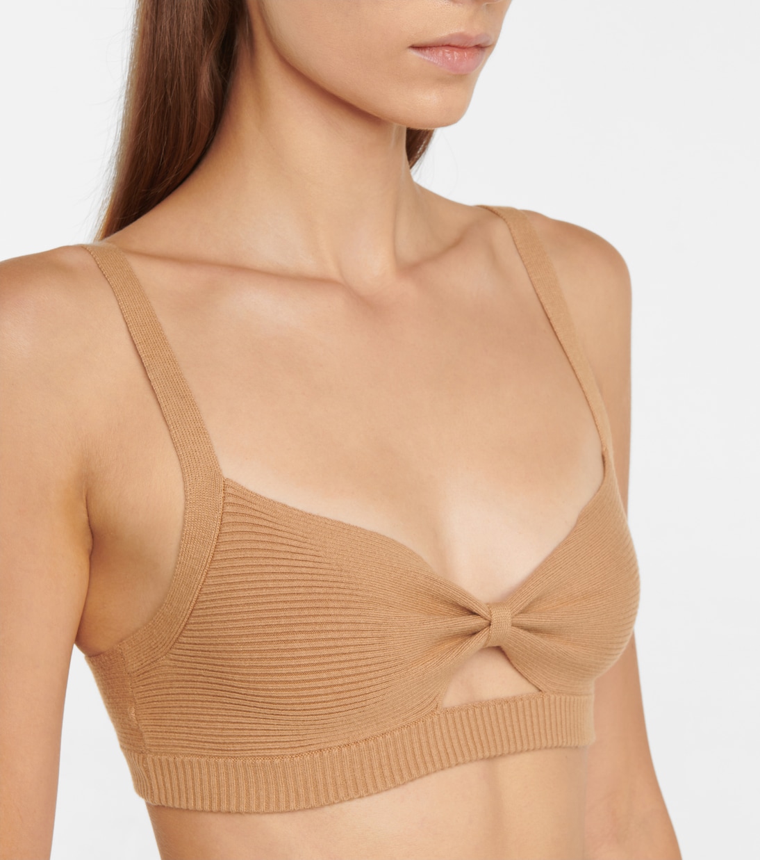 Bralette Cinch in maglia a coste | Live The Process