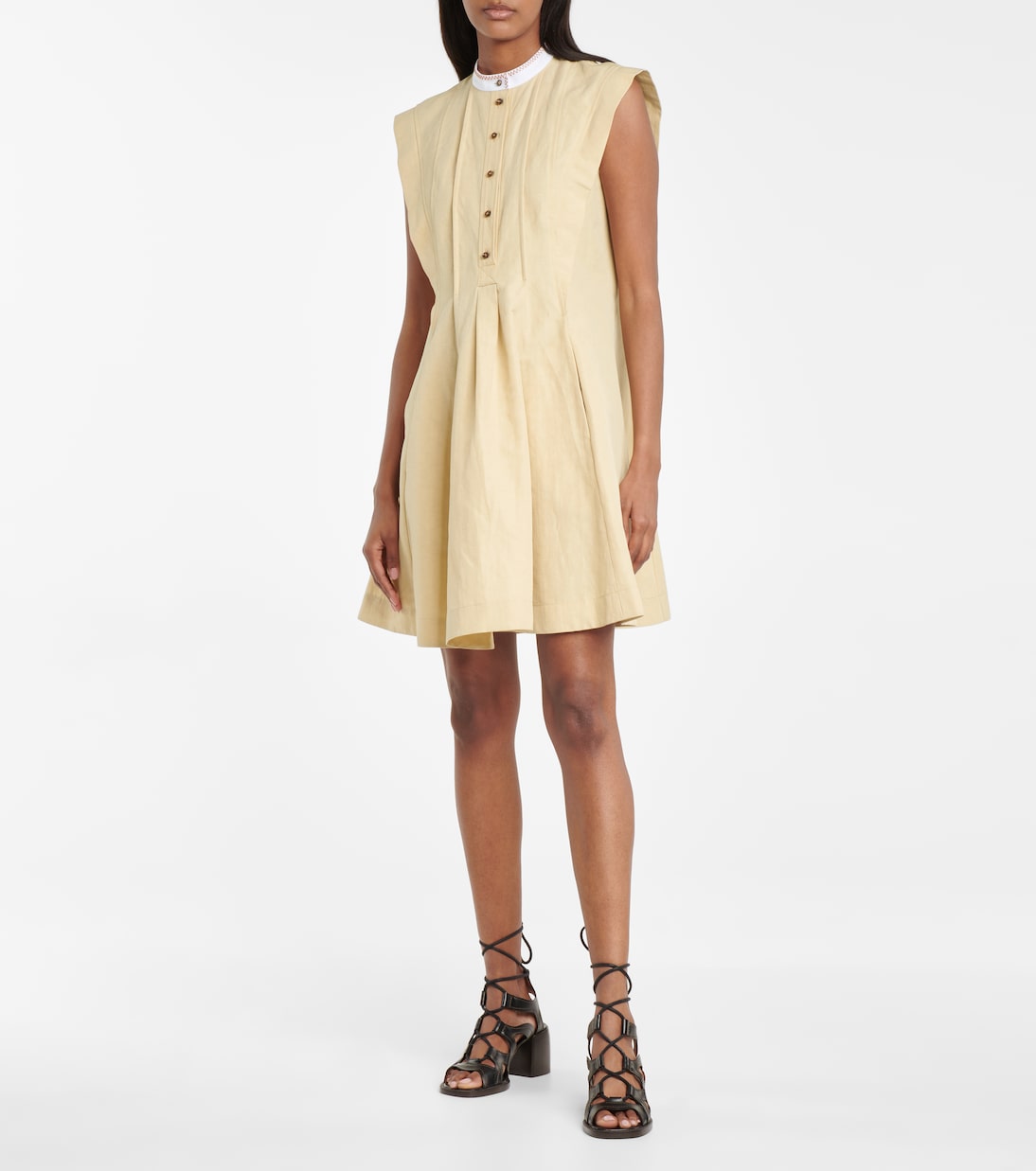 Robe en lin et coton | Chloé