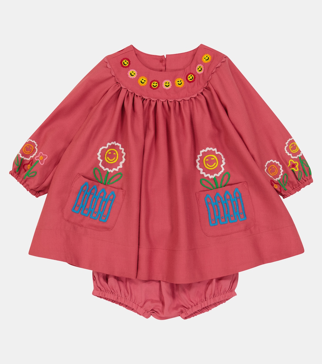 Bebé - set de vestido y braga de lana | Stella McCartney Kids