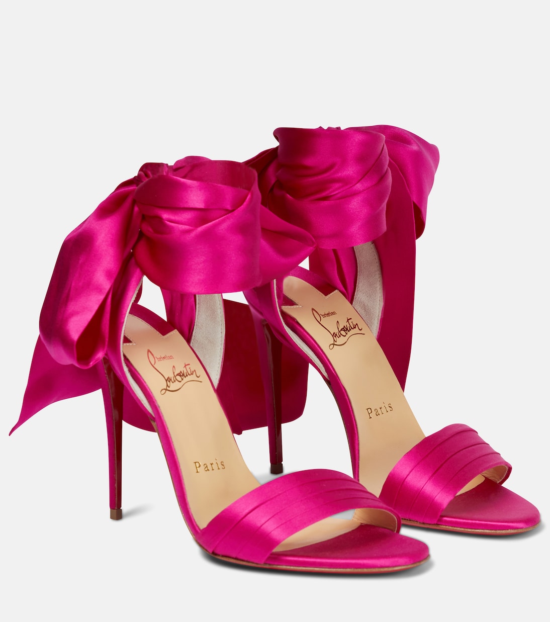 Sandalen Vampanodo Du Desert 100 aus Satin | Christian Louboutin