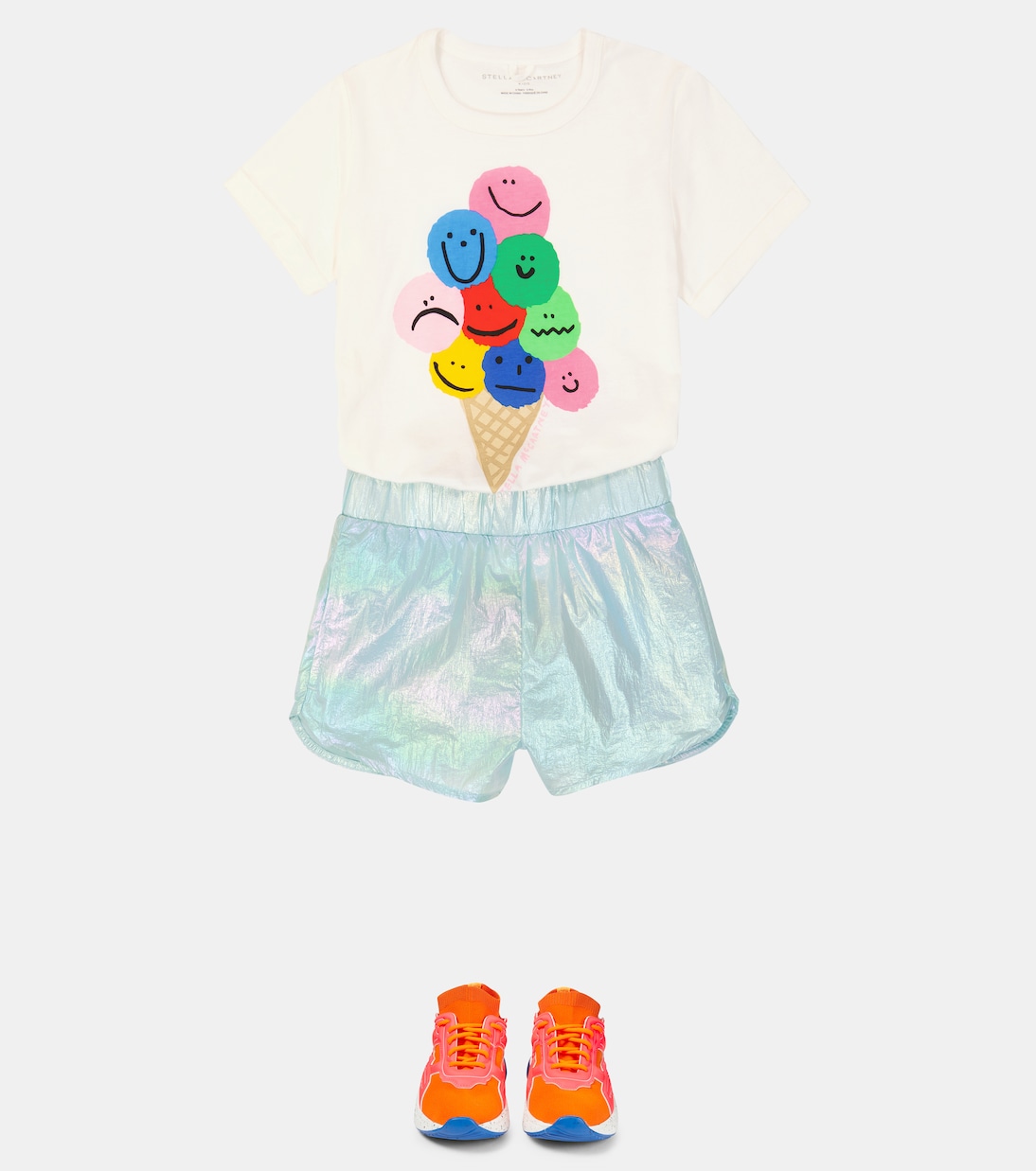 Metallic shorts | Stella McCartney Kids