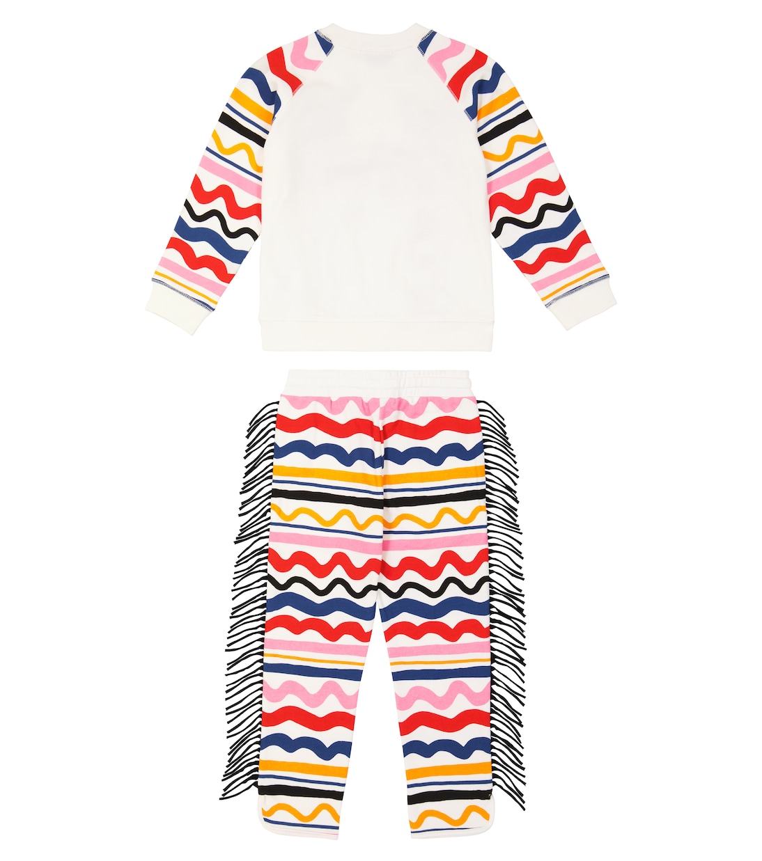 Cotton sweatshirt and sweatpants set | Stella McCartney Kids