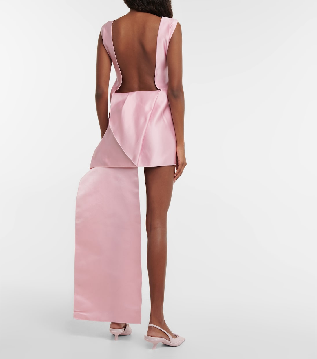 Miniabito in raso di seta | Prada