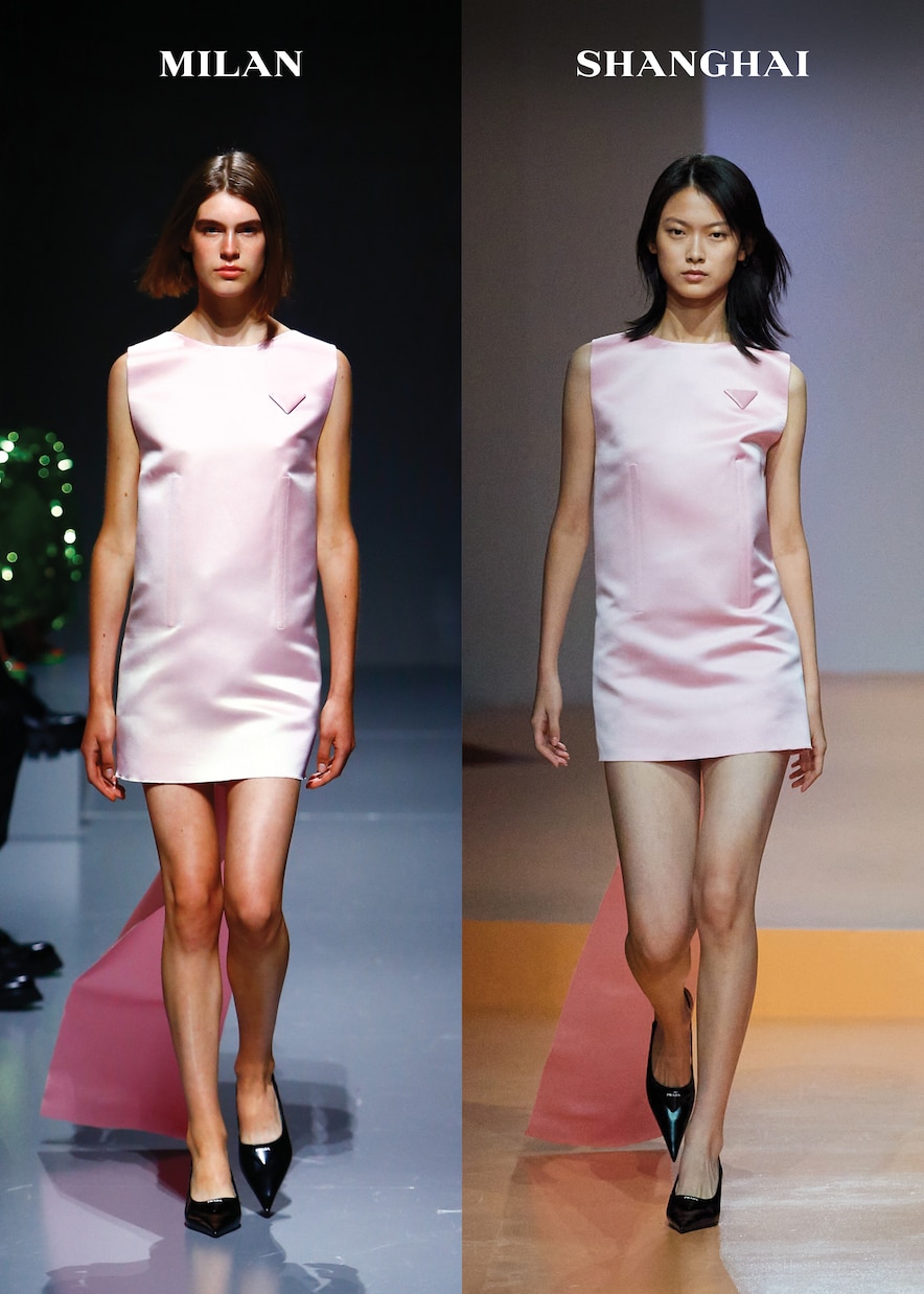 Miniabito in raso di seta | Prada