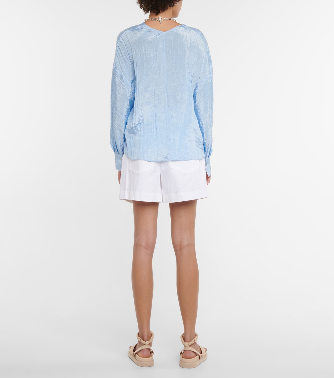 Bluse aus Satin | Vince