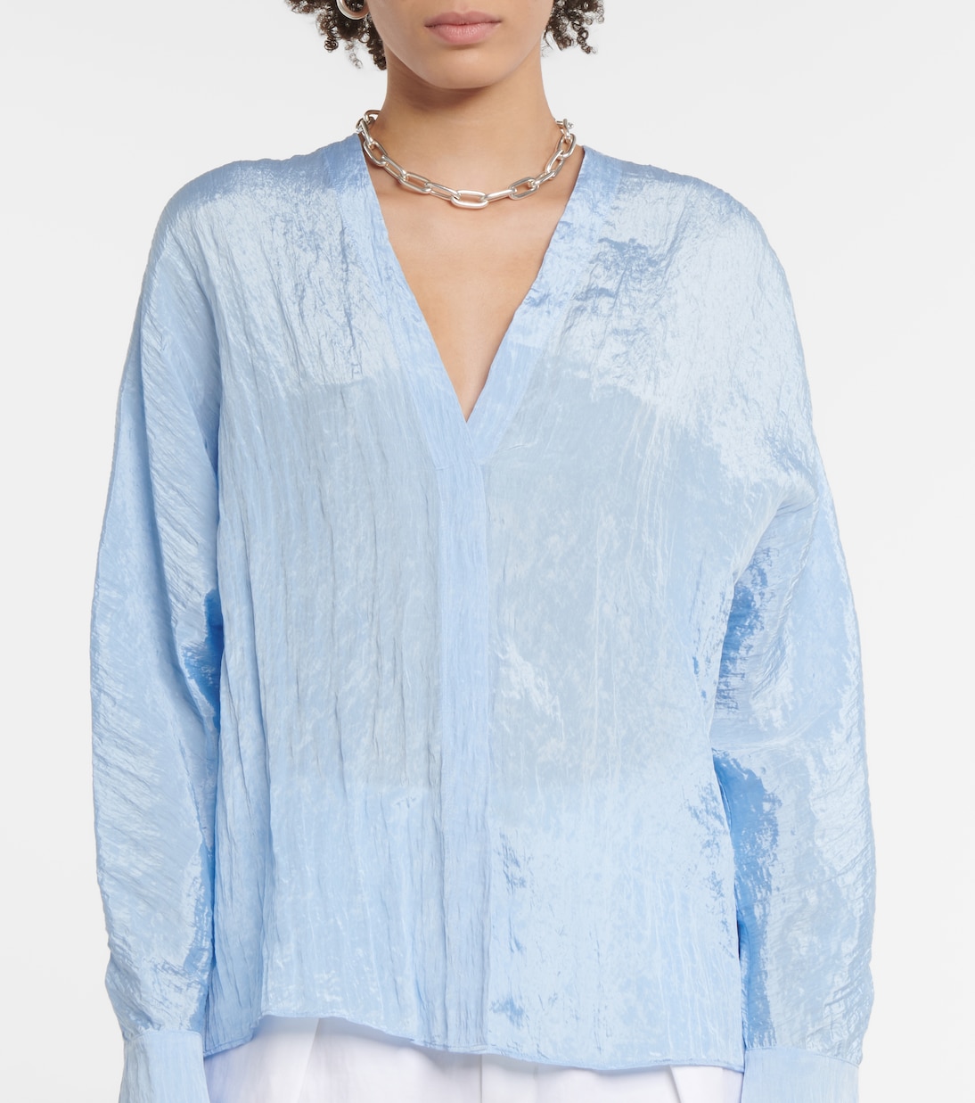 Bluse aus Satin | Vince