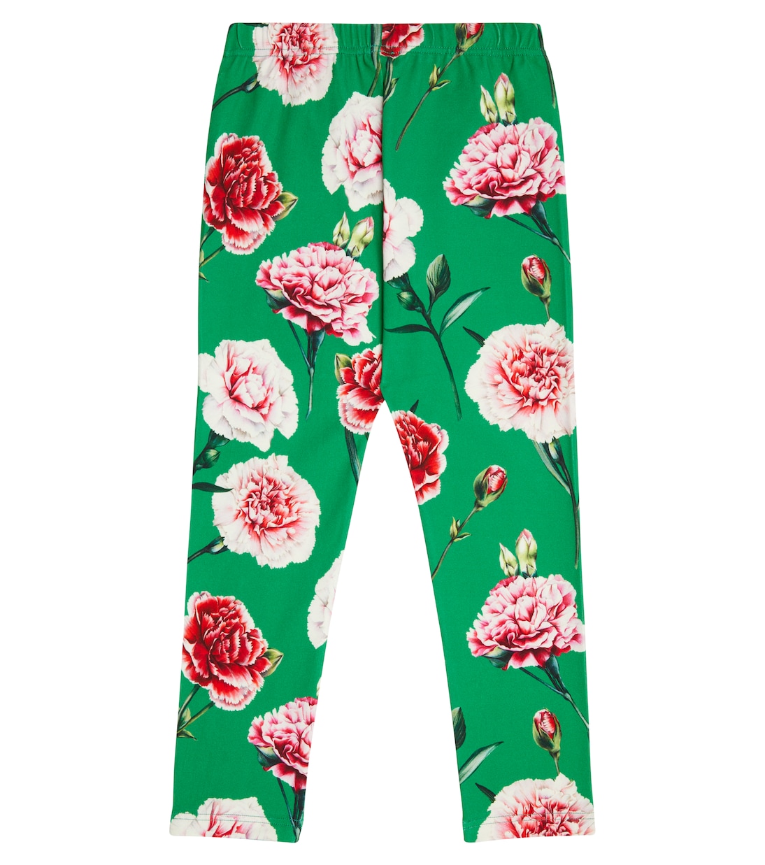 Floral cotton-blend leggings | Dolce&Gabbana Kids