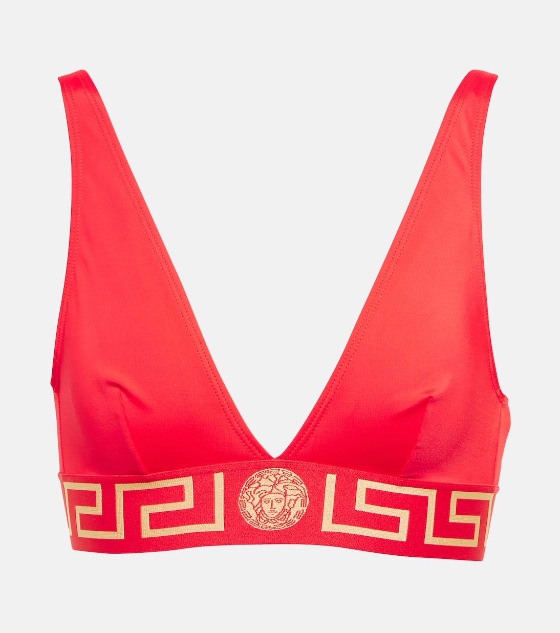 Greca Border bikini top | Versace